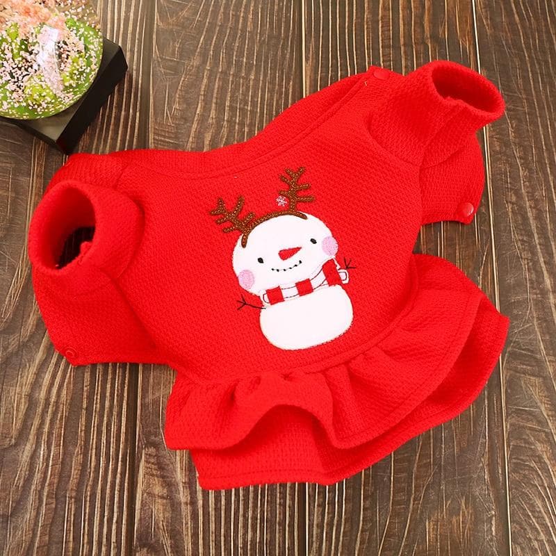 Christmas Snowman Chihuahua Skirt - Chihuahua We Love