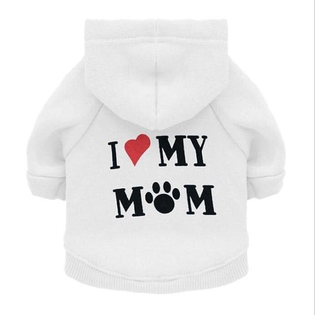 "I Love My Mom" Hoodie - Chihuahua We Love