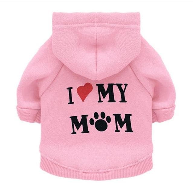 "I Love My Mom" Hoodie - Chihuahua We Love