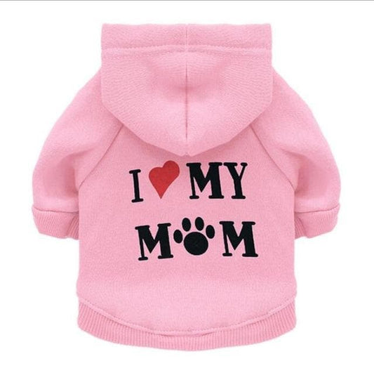 "I Love My Mom" Hoodie - Chihuahua We Love