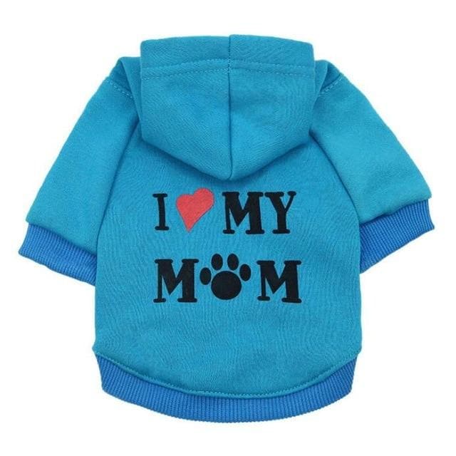 "I Love My Mom" Hoodie - Chihuahua We Love