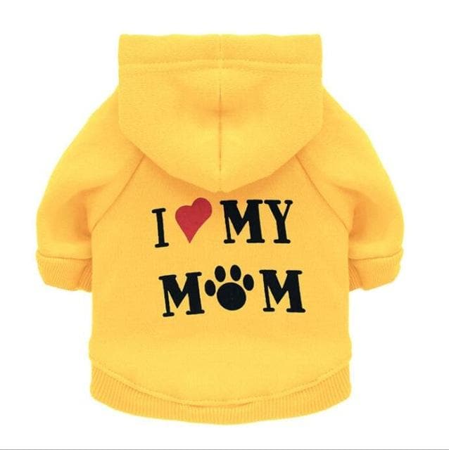 "I Love My Mom" Hoodie - Chihuahua We Love