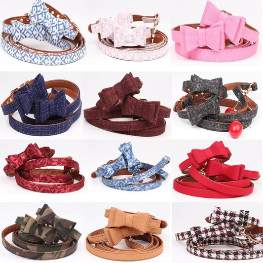 BowTie Collar & Leash - Chihuahua We Love