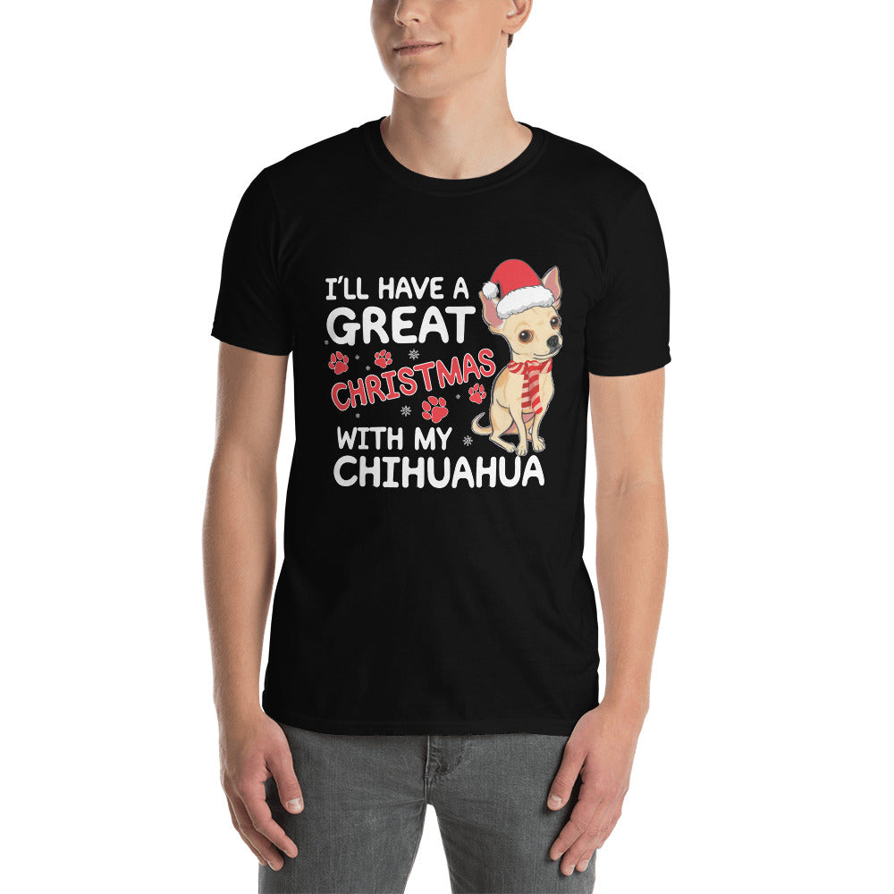 CHRISTMAS WITH MY CHIHUAHUA HOLIDAY T-SHIRT