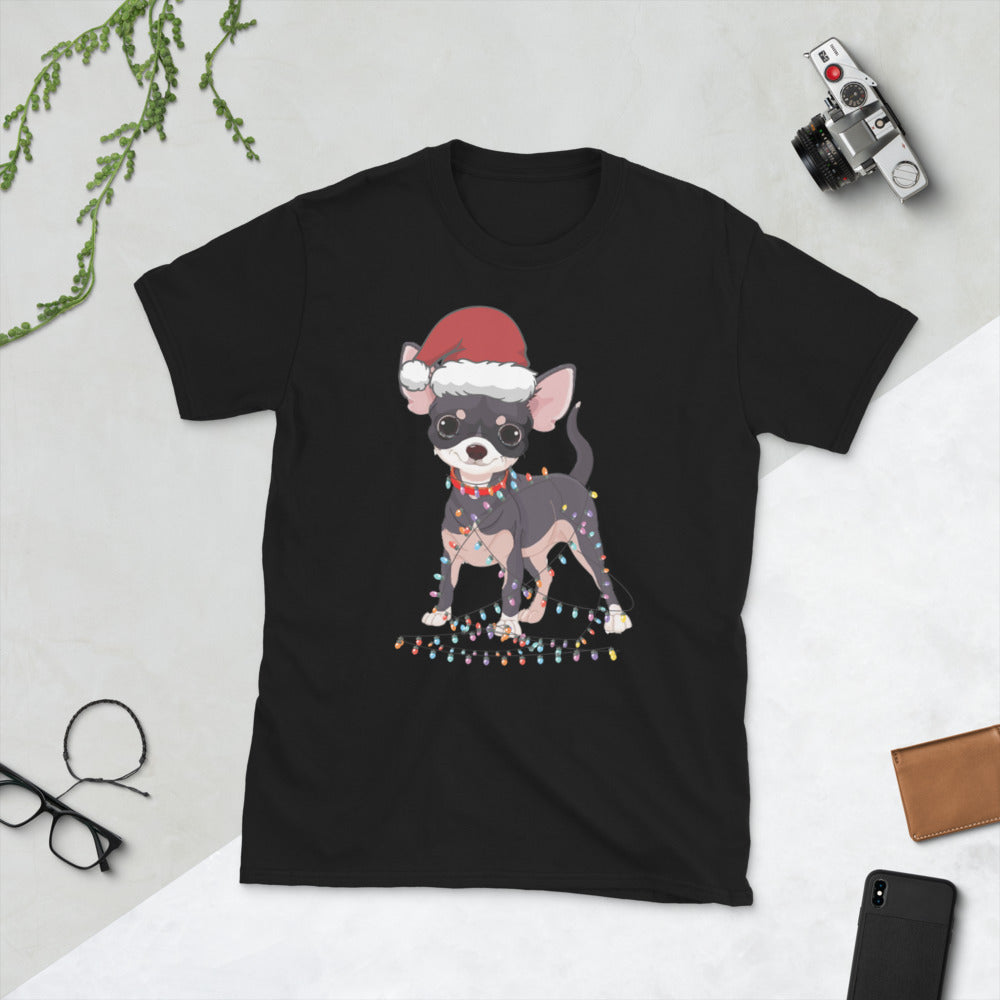 Christmas-Loving Chihuahua Holiday T-shirt - Chihuahua We Love