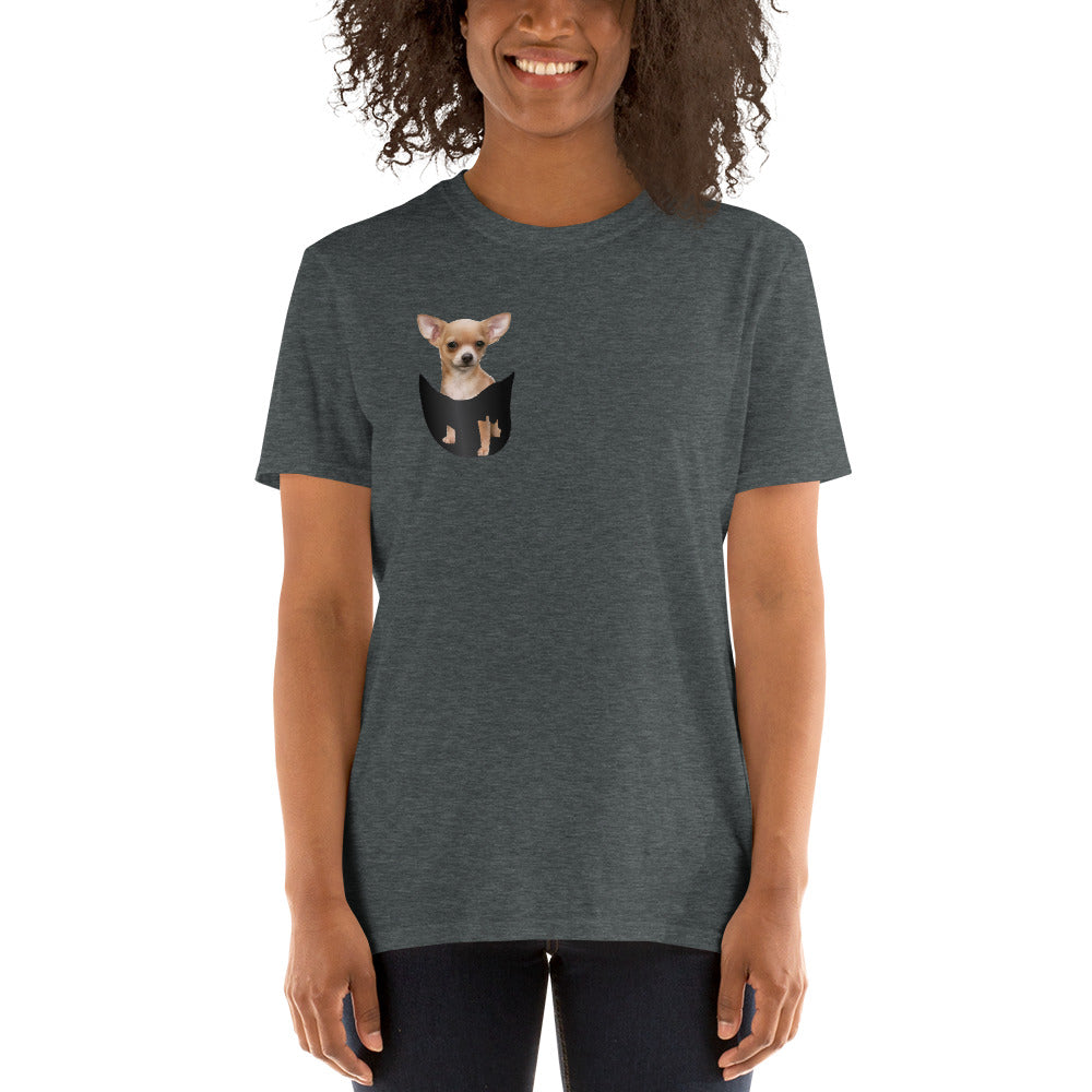 Literal Pocket Chihuahua Classic T-shirt - Chihuahua We Love