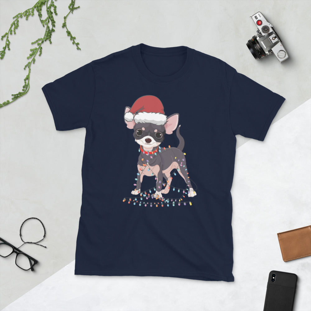 Christmas-Loving Chihuahua Holiday T-shirt - Chihuahua We Love