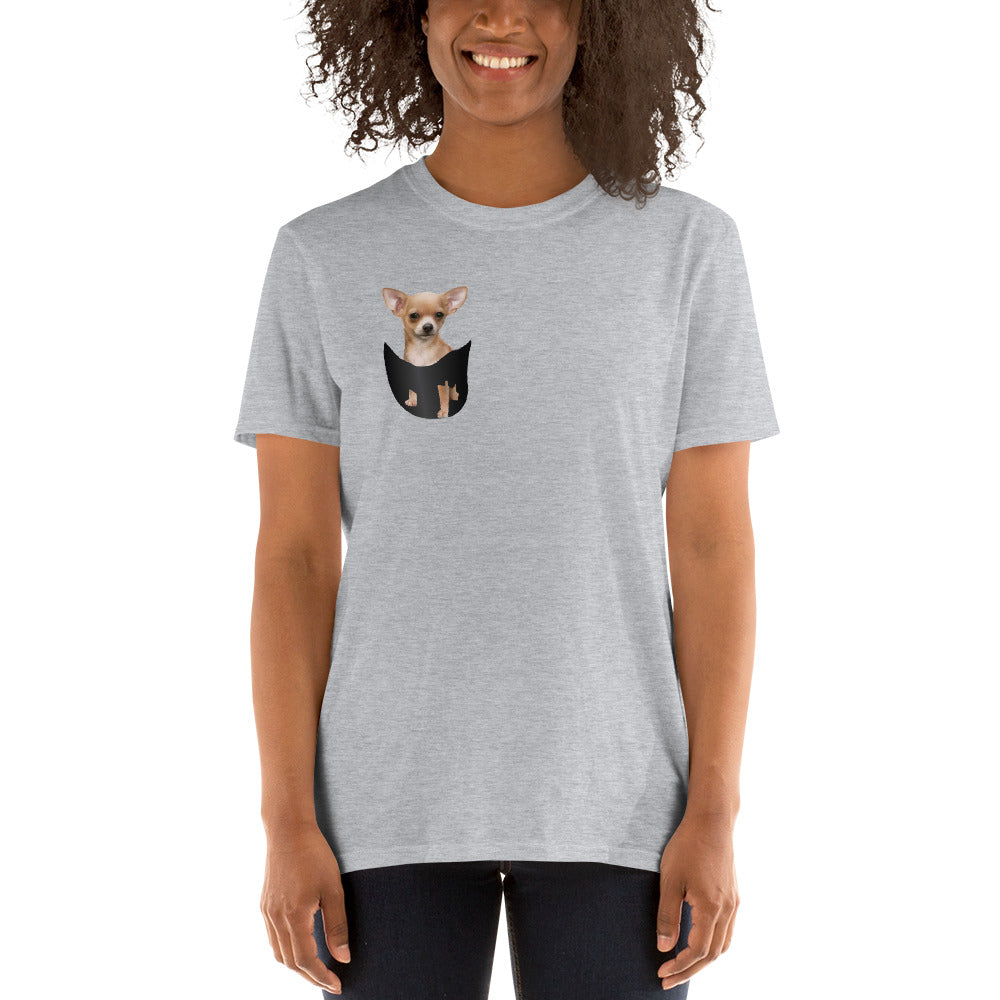 Literal Pocket Chihuahua Classic T-shirt - Chihuahua We Love