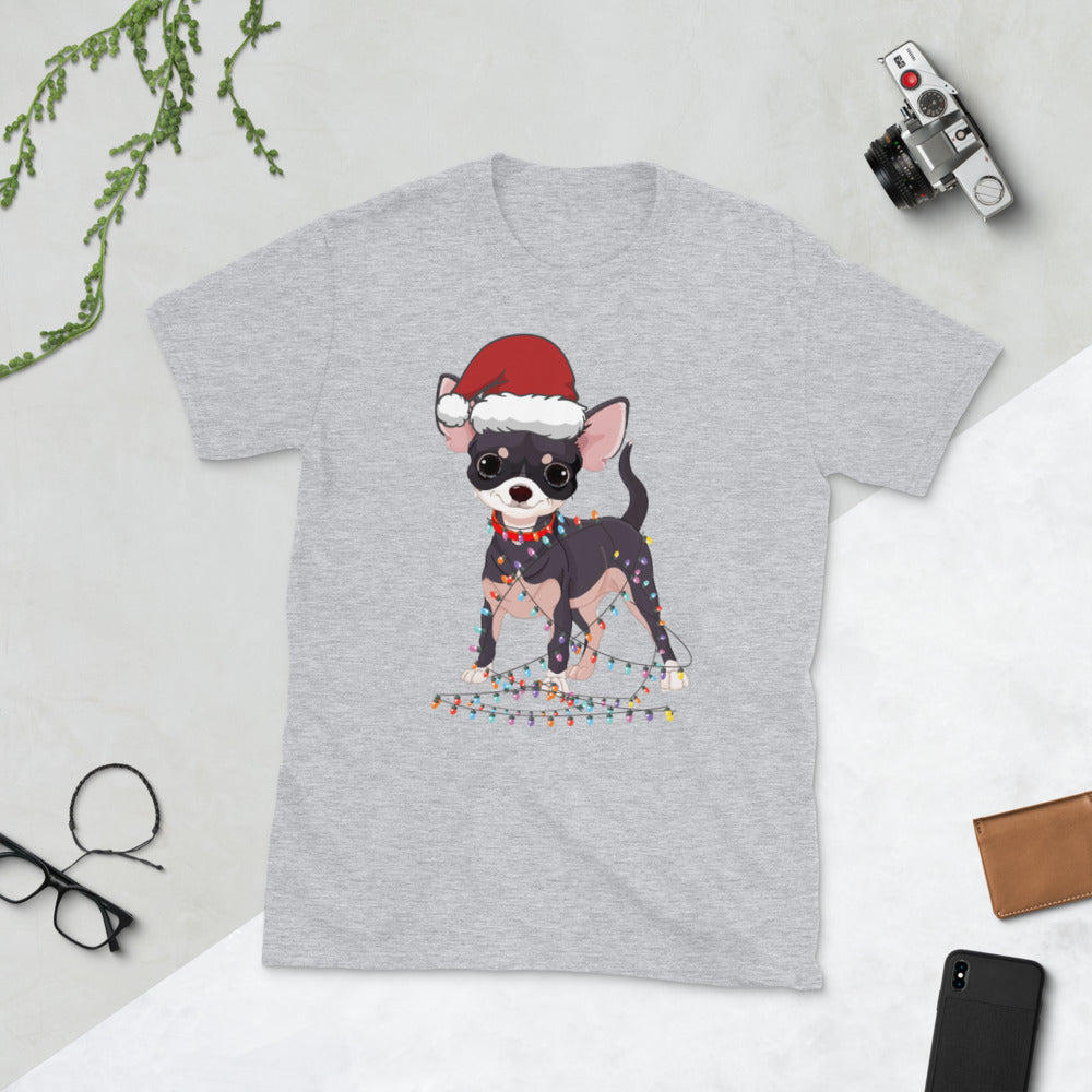 Christmas-Loving Chihuahua Holiday T-shirt - Chihuahua We Love