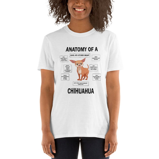 Descriptive Funny Chihuahua Anatomy Classic T-shirt