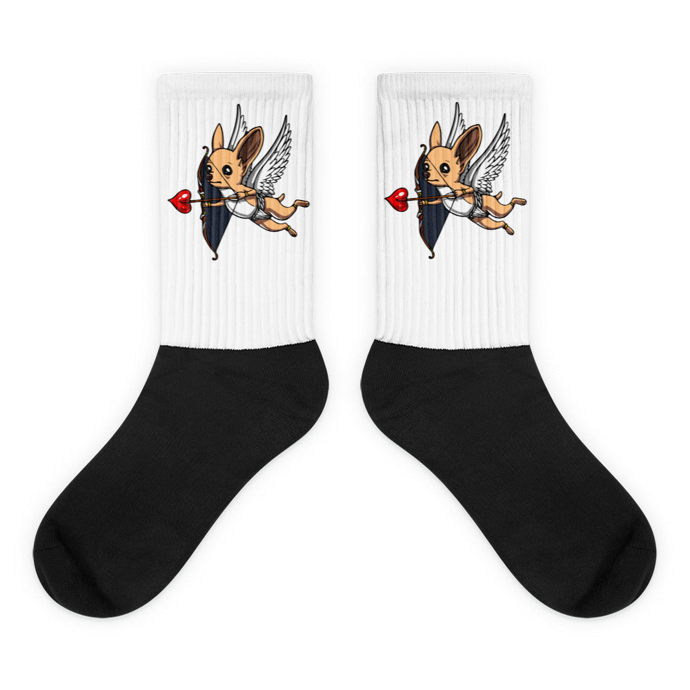 The Arrow Of Love Socks - Chihuahua We Love