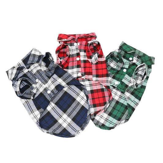 Plaid Flannel Shirt - Chihuahua We Love
