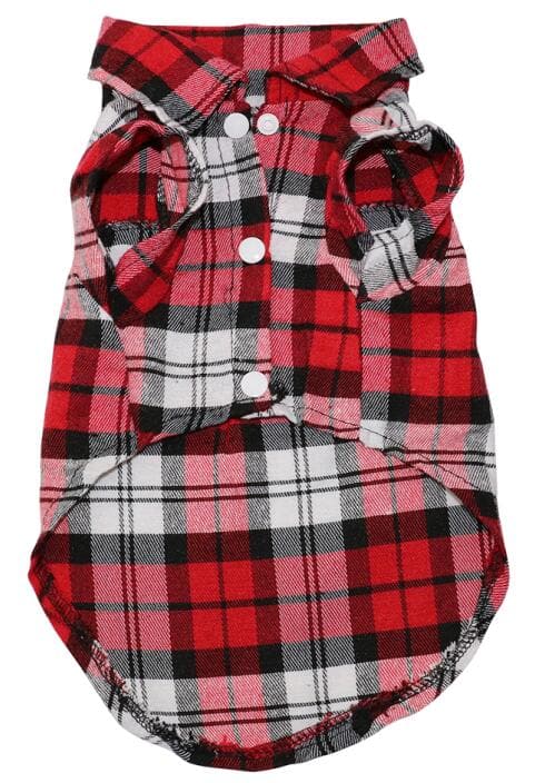 Plaid Flannel Shirt - Chihuahua We Love