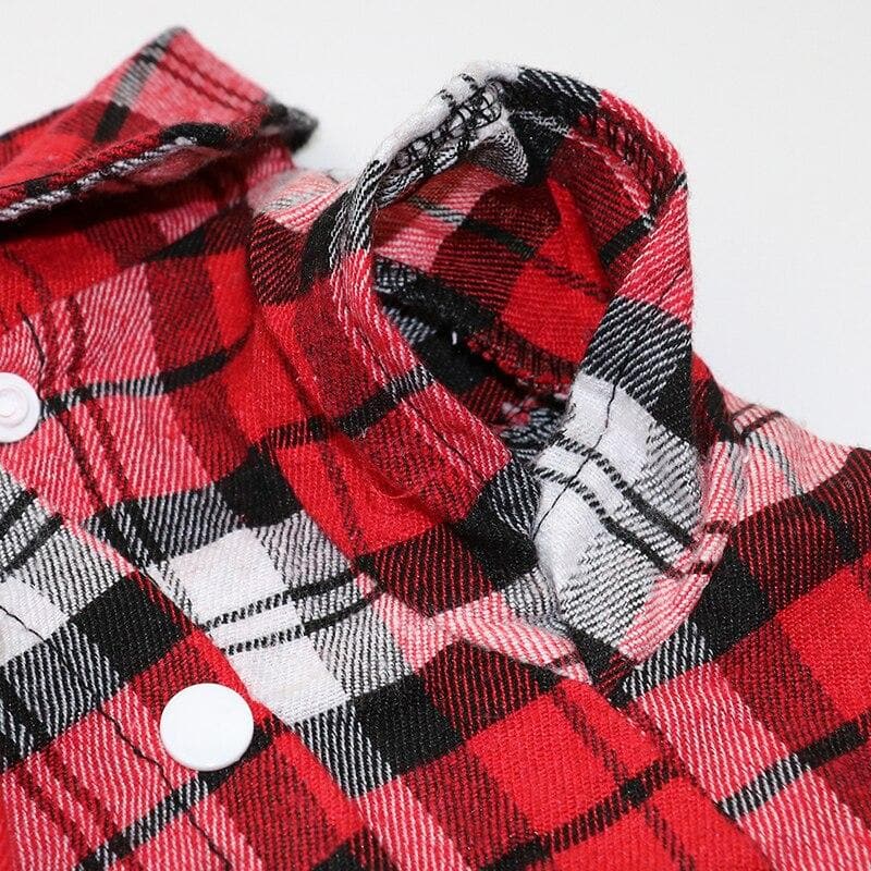 Plaid Flannel Shirt - Chihuahua We Love