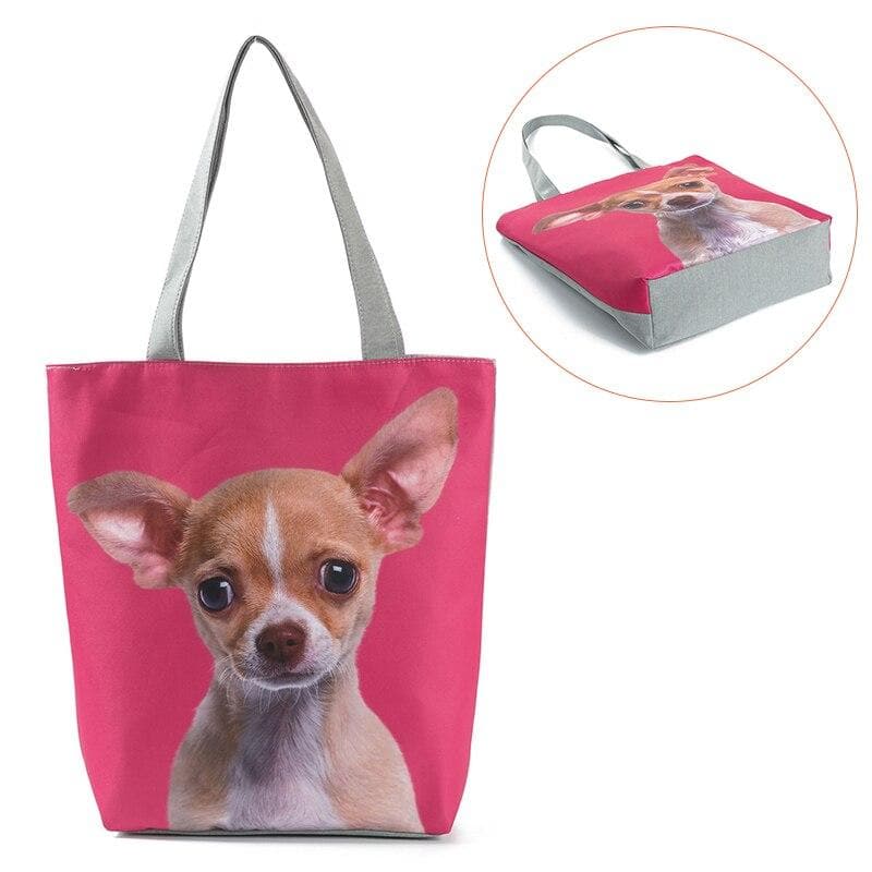 Chihuahua Shopping Bag - Chihuahua We Love