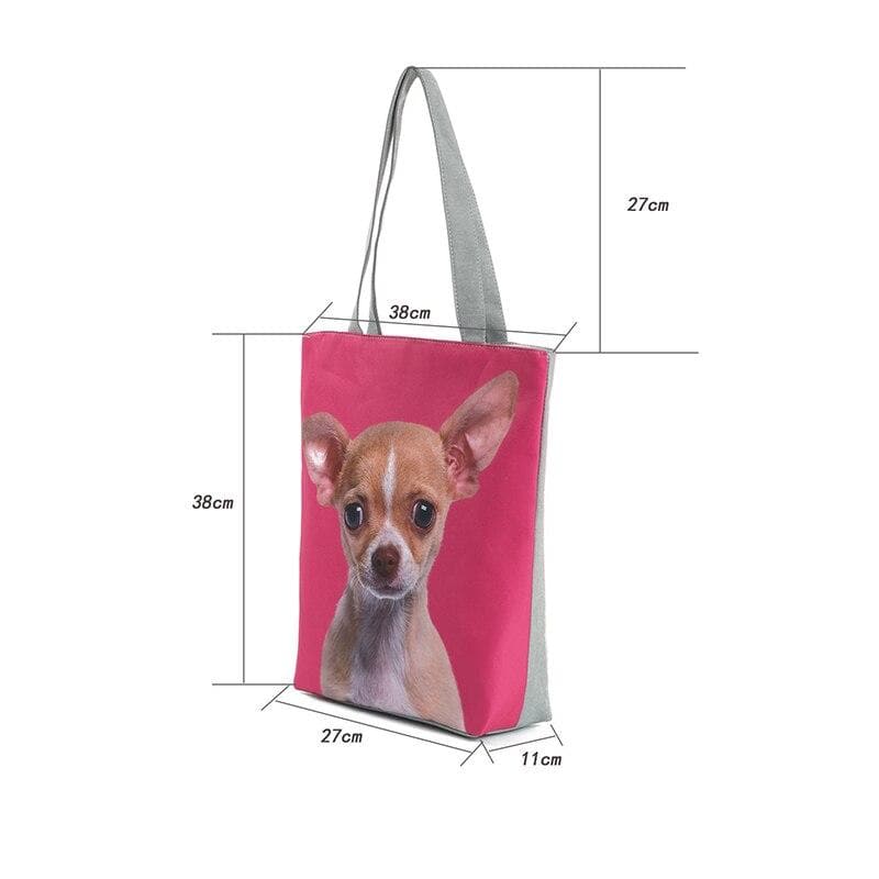 Chihuahua Shopping Bag - Chihuahua We Love