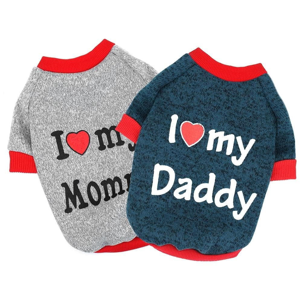"I Love My Mommy/Daddy"  Shirt - Chihuahua We Love