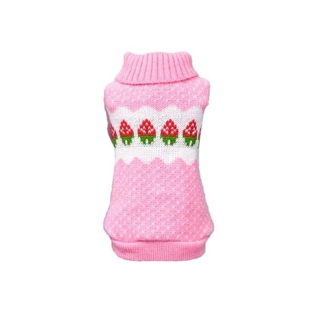 Knitted Christmas Sweater - Chihuahua We Love