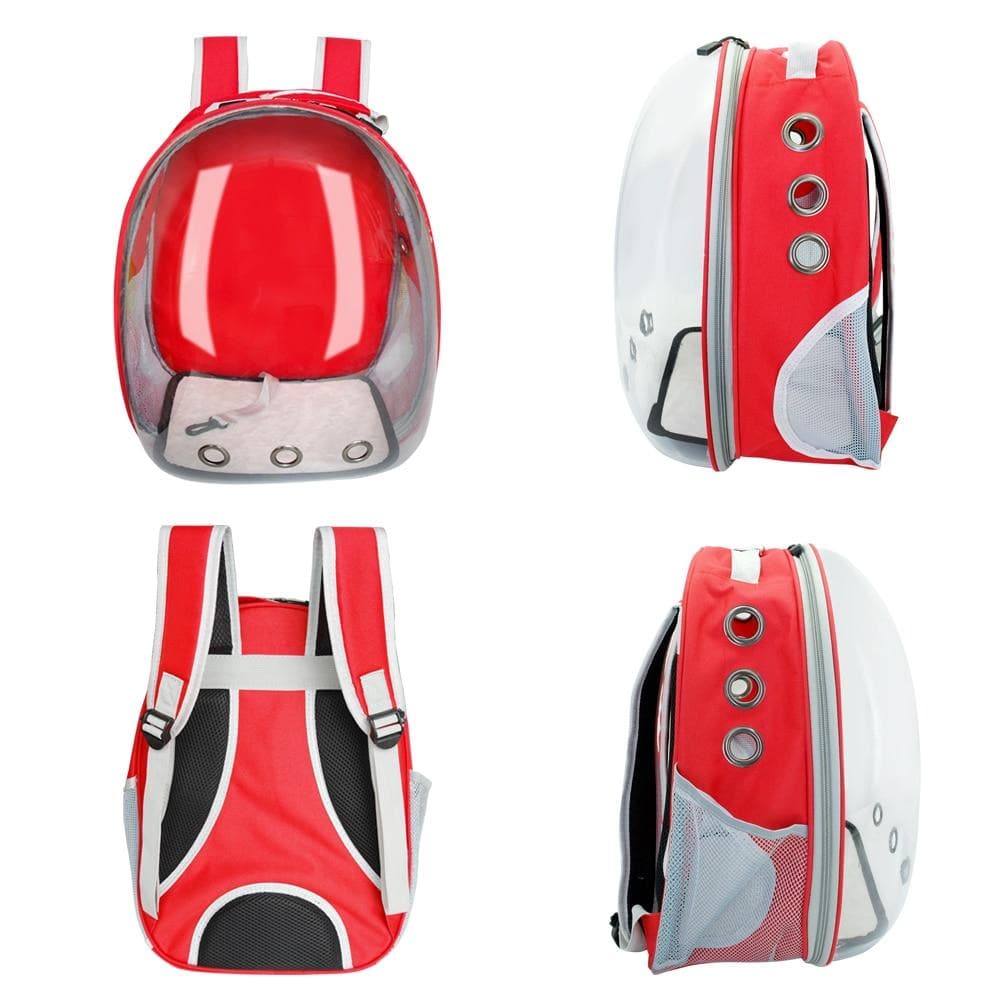 Portable Dog Cat Carrier Bag Breathable Space Capsule Astronaut Travel Bag Transparent Outdoor Small Cat Carrier Pet Backpack - Chihuahua We Love