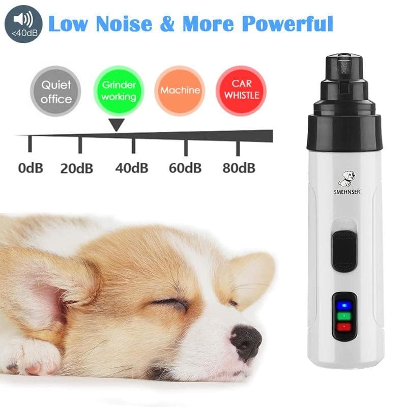 Dog Nail clipper for dogs nail clippers pet grinder short unhas gato for cats Nail Clipper USB Animal Grooming Trimmer Low Noise - Chihuahua We Love