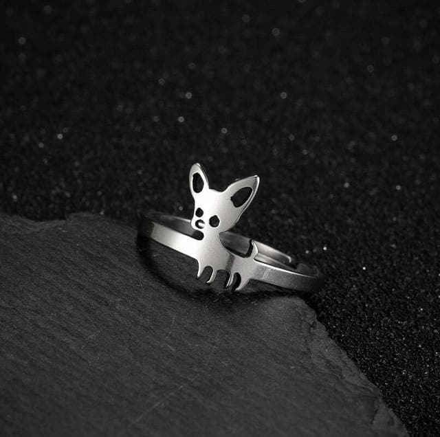Chihuahua Adjustable Finger Ring - Chihuahua We Love
