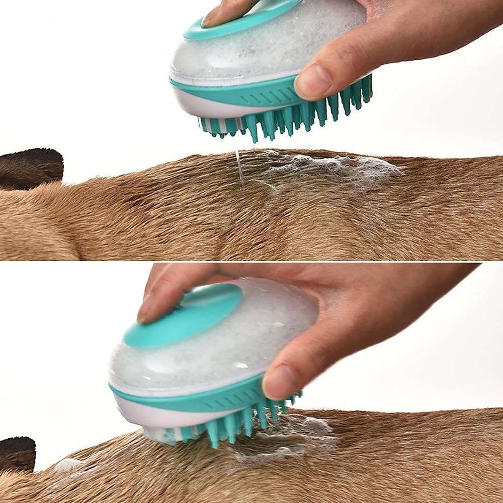 Pet Dog Bath Brush Comb Silicone SPA Shampoo Massage Brush Shower Hair Removal Comb For Dogs Cats Cleaning Grooming Tool - Chihuahua We Love