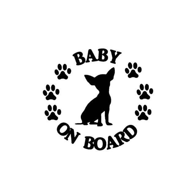 Chihuahua Sticker "Baby on board" - Chihuahua We Love