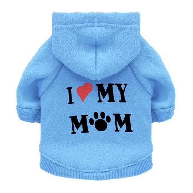 "I Love My Mom" Hoodie - Chihuahua We Love