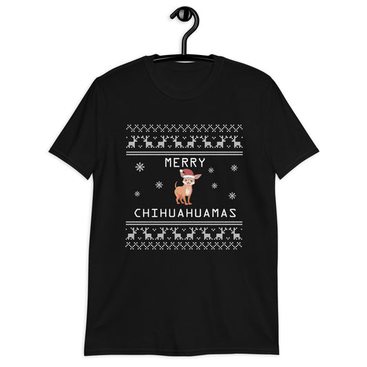 Punny Merry Chihuahuamas Holiday T-shirt