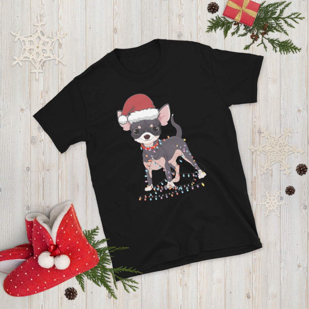 Christmas-Loving Chihuahua Holiday T-shirt