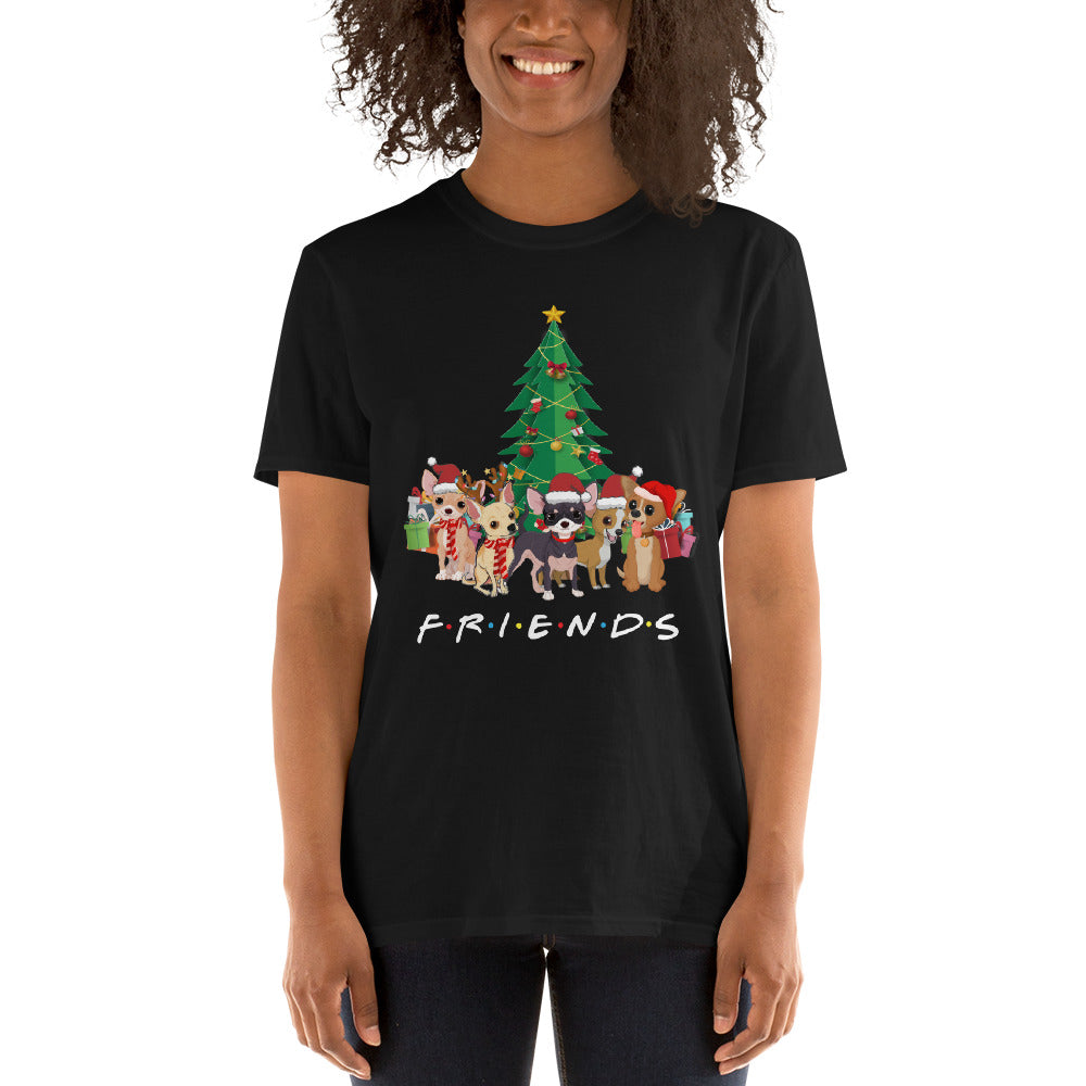 Adorable Chihuahua Friends Holiday T-shirt