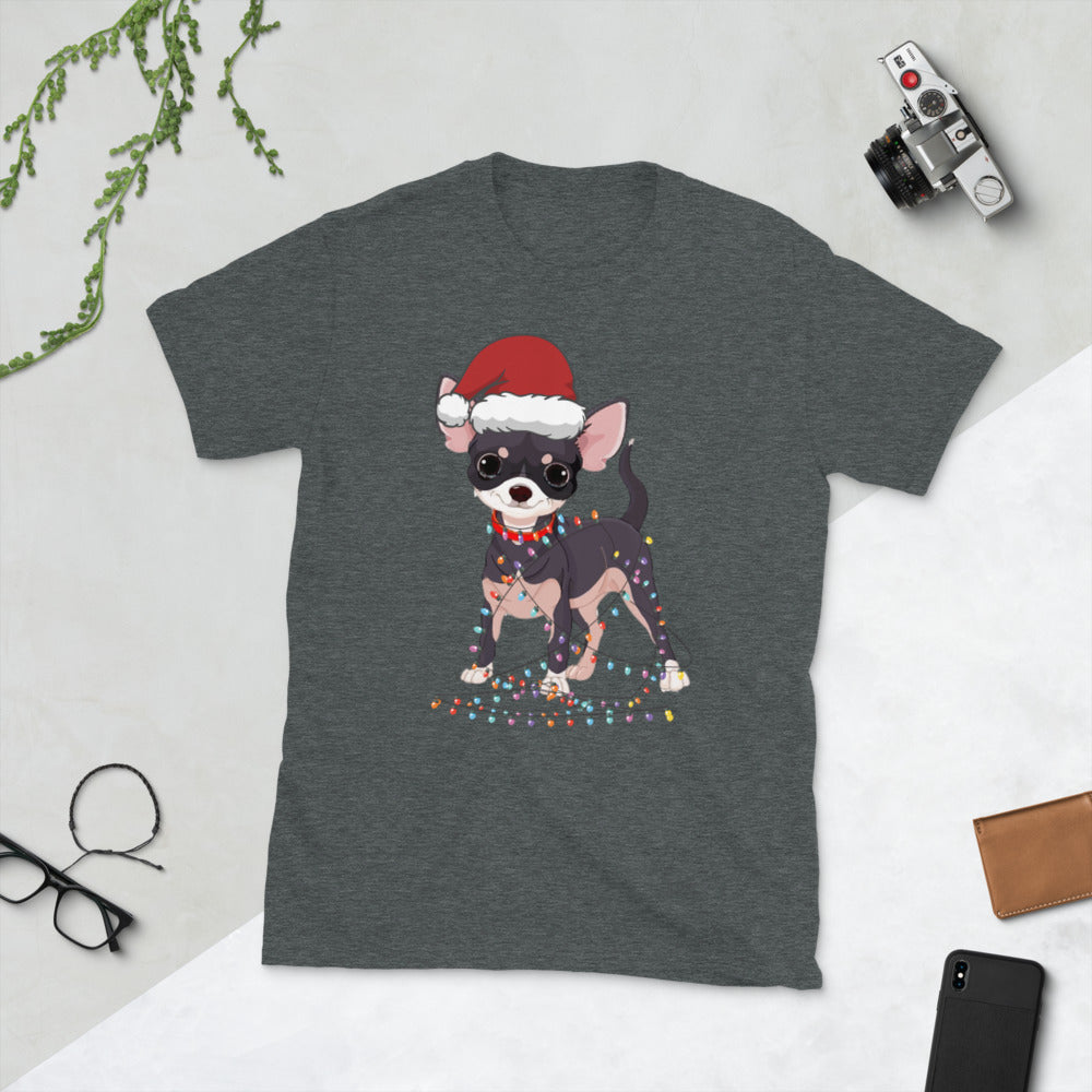 Christmas-Loving Chihuahua Holiday T-shirt - Chihuahua We Love