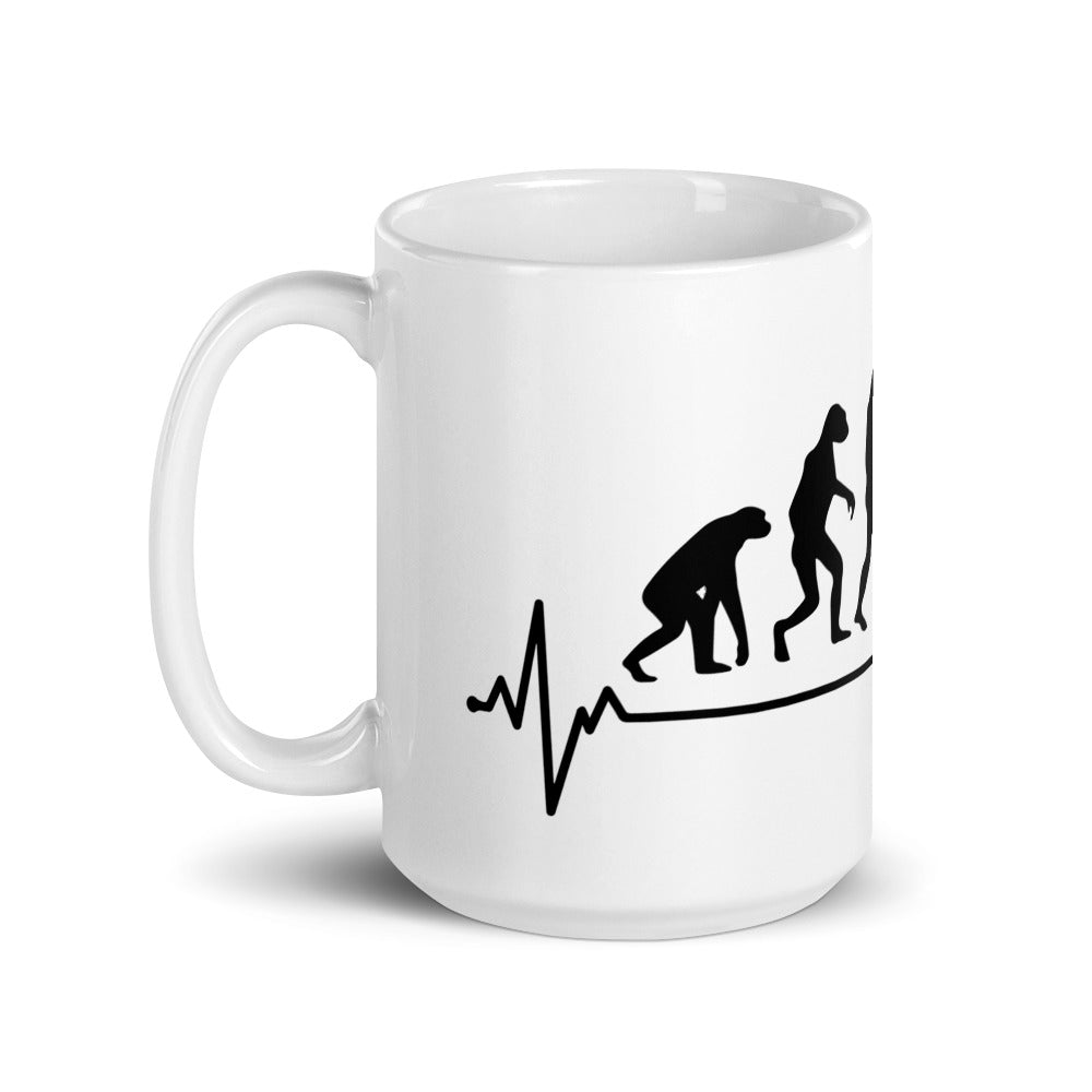 Funny Human Evolution Coffee Mug - Chihuahua We Love